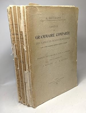 Abrégé de grammaire comparée des langues indo-européennes