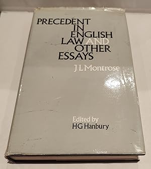 Image du vendeur pour Precedent in English law: and other essays mis en vente par The Bookstore