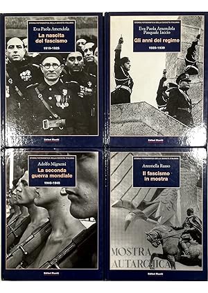 Seller image for Italia fascista - La nascita del fascismo 191-1925 - Gli anni del regime 1925-1939 - La seconda guerra mondiale 1940-1945 - Il fascismo in mostra - completo in 4 voll. for sale by Libreria Tara