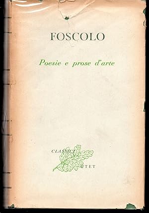 Seller image for Poesie e prose d'arte Volume primo delle Opere A cura di Enzo Bottasso for sale by Libreria Tara