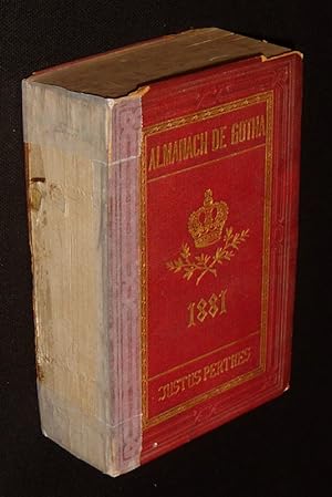 Imagen del vendedor de Almanach de Gotha : Annuaire gnalogique, diplomatique et statistique 1881 a la venta por Abraxas-libris