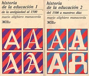 Seller image for Historia de la educacin. 2 Tomos for sale by Librera Cajn Desastre