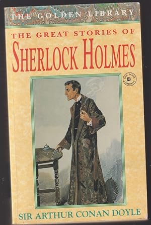 Seller image for The Great Stories of Sherlock Holmes : A Study in Scarlet; Adventures of Sherlock Holmes; The Hound of the Baskervilles & Memoirs of Sherlock Holmes for sale by Caerwen Books