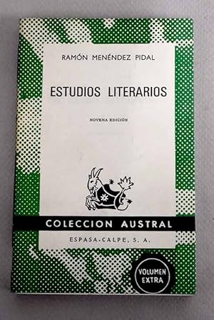 Imagen del vendedor de Estudios literarios a la venta por Alcan Libros