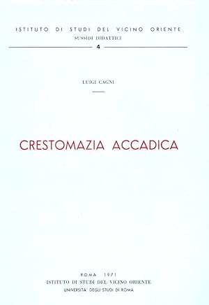 Seller image for Crestomazia accadica for sale by Messinissa libri