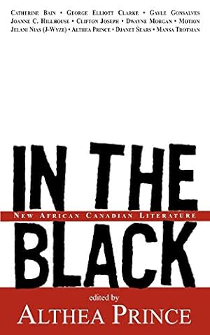 Bild des Verk�ufers f�r IN THE BLACK: New African Canadian Literature zum Verkauf von WeBuyBooks