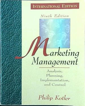 Seller image for Marketing Management: Analysis, Planning, Implementation and Control for sale by Librodifaccia