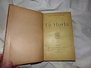 Image du vendeur pour Le Horla de Guy de Maupassant, Edition Originale rarissime de 1887 mis en vente par A La Recherche Du Temps Perdu