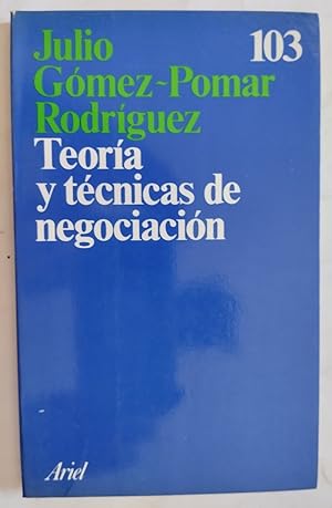 Imagen del vendedor de Teoría y técnicas de negociación a la venta por Librería Ofisierra