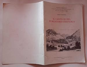 Immagine del venditore per Il canto III del Purgatorio Dantesco venduto da librisaggi