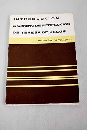 Imagen del vendedor de Introduccin a Camino de Perfeccin de Teresa de Jess a la venta por Alcan Libros