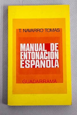 Image du vendeur pour Manual de entonacin espaola mis en vente par Alcan Libros