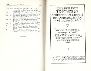 Des Heiligen Irenäus Ausgewählte Schriften - II.Band Fünf Bücher Gegen Die Häresien (Originalausg...