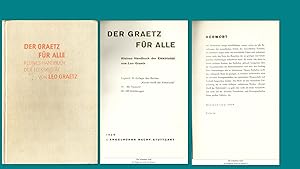 Der Graetz für alle. Kleines Handbuch der Elektrizität. (Originalausgabe 1929)