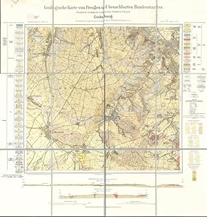 Geologischen Karte von Preußen und benachbarten Bundesstaaten. Blatt (5308) Godesberg (Originalau...