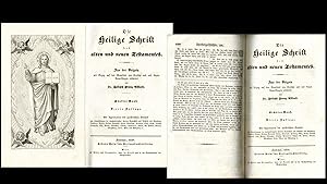 Bild des Verkufers fr Die Heilige Schrift des alten und neuen Testamentes. Aus der Vulgata mit Bezug auf den Grundtext neu bersetzt und mit kurzen Anmerkungen erlutert 5./6. Band in einem Buch mit 13 Stahlstich-Abbildungen (Originalausgabe 1839) zum Verkauf von Libro-Colonia (Preise inkl. MwSt.)