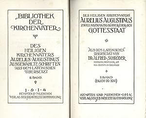 Des heiligen Kirchenvaters Aurelius Augustinus ausgewählte Schriften - nur Band II - Zweiundzwanz...