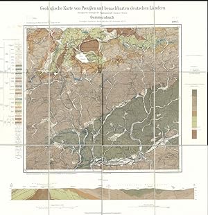 Geologischen Karte von Preußen und benachbarten deutschen Ländern. Blatt 2847 (4911) Gummersbach ...