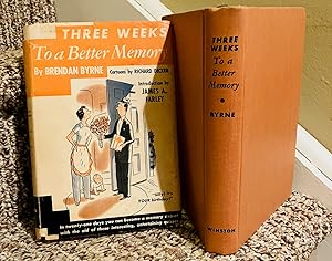Seller image for THREE WEEKS TO A BETTER MEMORY for sale by Henry E. Lehrich