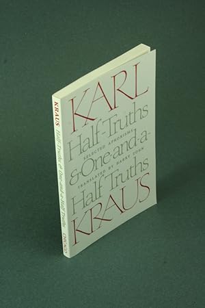 Immagine del venditore per Half-truths & one-and-a-half truths: selected aphorisms. venduto da Steven Wolfe Books
