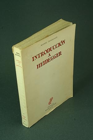 Imagen del vendedor de Introduccin a Heidegger. a la venta por Steven Wolfe Books