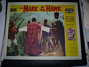 Sidney Poitier: Original Lobby Cards Archive from 1957 Film The Mark of the Hawk Starring Eartha ...