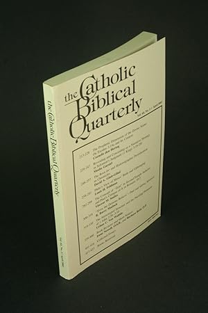 Bild des Verkufers fr The Catholic Biblical Quarterly: Volume 64, number 2, April 2002. zum Verkauf von Steven Wolfe Books