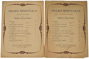 Image du vendeur pour African American Spiritual Sheet Music Archive mis en vente par Max Rambod Inc