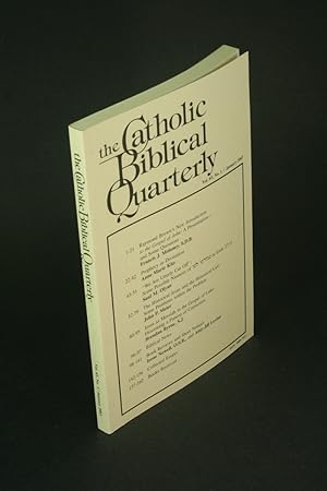 Imagen del vendedor de The Catholic Biblical Quarterly: Volume 65, number 1, January 2003. a la venta por Steven Wolfe Books