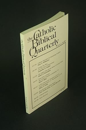 Imagen del vendedor de The Catholic Biblical Quarterly: Volume 65, number 3, July 2003. a la venta por Steven Wolfe Books