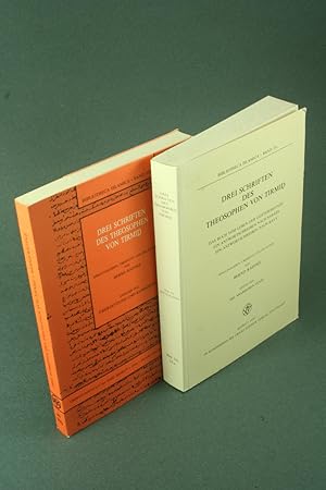 Bild des Verkufers fr Drei Schriften des Theosophen von Tirmid : das Buch vom Leben der Gottesfreunde; ein Antwortschreiben nach Sara?s; ein Antwortschreiben nach Rayy / Zweiter Teil: bersetzung und Kommentar. hrsg., bers. und erl. von Bernd Radtke zum Verkauf von Steven Wolfe Books