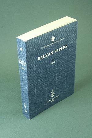 Imagen del vendedor de Balzan Papers. 1 - 2018. a la venta por Steven Wolfe Books