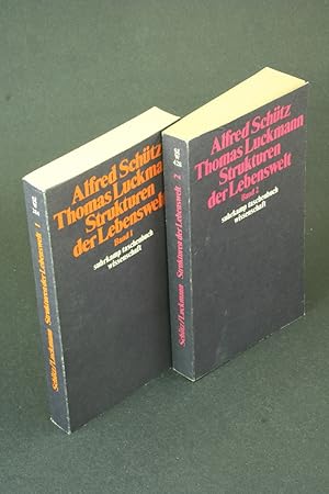 Image du vendeur pour Strukturen der Lebenswelt. TWO VOLUMES. mis en vente par Steven Wolfe Books