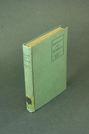 Bild des Verkufers fr Selected essays of Seneca and the Satire on the deification of Claudius. With introduction and notes by Allan P. Ball zum Verkauf von Steven Wolfe Books