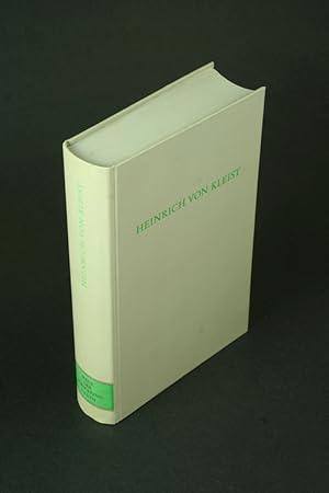 Bild des Verkufers fr Heinrich von Kleist: Aufstze und Essays. zum Verkauf von Steven Wolfe Books