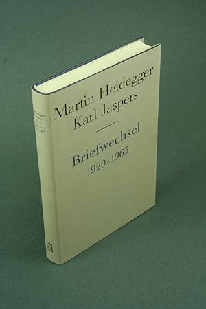 Bild des Verkufers fr Briefwechsel: 1920-1963. Hrsg. von Walter Biemel und Hans Saner zum Verkauf von Steven Wolfe Books