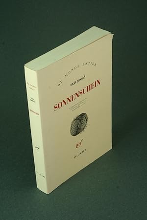 Imagen del vendedor de Sonnenschein: roman documentaire - TEXT IN FRENCH. Dasa Drndic / Traduit du croate par Gojko Lukic a la venta por Steven Wolfe Books