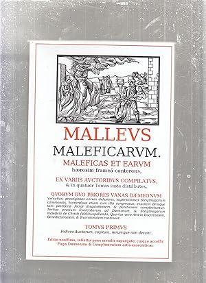 Seller image for Malleus Maleficarum. for sale by Old Book Shop of Bordentown (ABAA, ILAB)