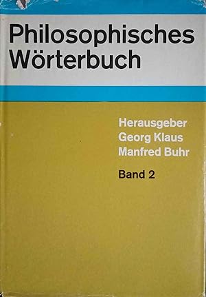 Bild des Verkufers fr Konflikt bis Zyklentheorie; Philosophisches Wrterbuch; Teil: Bd. 2. zum Verkauf von Logo Books Buch-Antiquariat