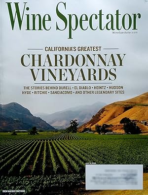 Bild des Verkufers fr Wine Spectator Magazine: July 31, 2023 zum Verkauf von Kayleighbug Books, IOBA