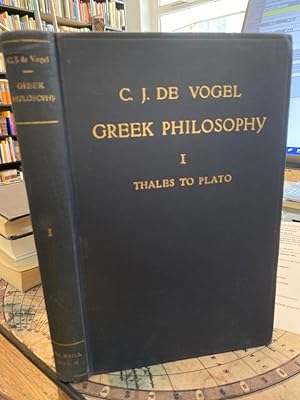 Bild des Verkufers fr Greek Philosophy. A Collection of Texts. Volume I: Thales to Plato. zum Verkauf von Antiquariat Thomas Nonnenmacher