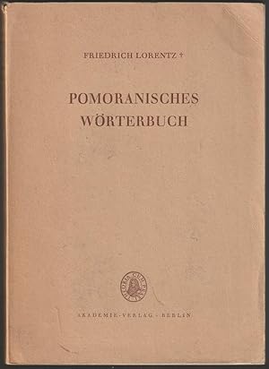 Pomoranisches Wörterbuch. Band 1: A-P.