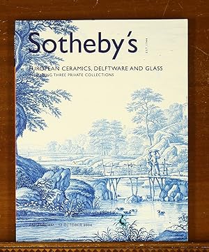 Sotheby's Auction Catalog: European Ceramics, Delftware and Glass. Amsterdam, October 12, 2004