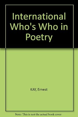 Bild des Verkufers fr International Who's Who in Poetry 1974-75 zum Verkauf von WeBuyBooks