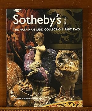 Sotheby's Auction Catalog: The Harriman Judd Collection, part II: British Art Pottery. New York, ...