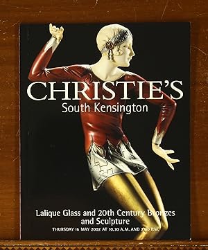 Christie's Auction Catalog: Lalique Glass and 20th Century Bronzes and Sculpture. South Kensingto...