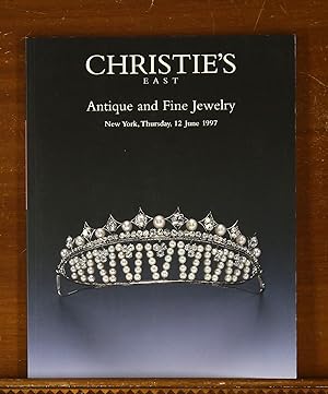 Christie's East Auction Catalog: Antique and Fine Jewelry. New York, June 12, 1997
