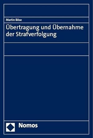 Seller image for bertragung und bernahme der Strafverfolgung for sale by BuchWeltWeit Ludwig Meier e.K.