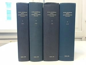 Bild des Verkufers fr Guida generale degli archivi di stato Italiani (complete in 4 volumes). zum Verkauf von Wissenschaftliches Antiquariat Zorn