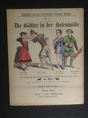 Couplets aus der Posse: Die Götter in der Hasenhaide, oder: Berliner im Olymp. Nach F. Tietz - Er...